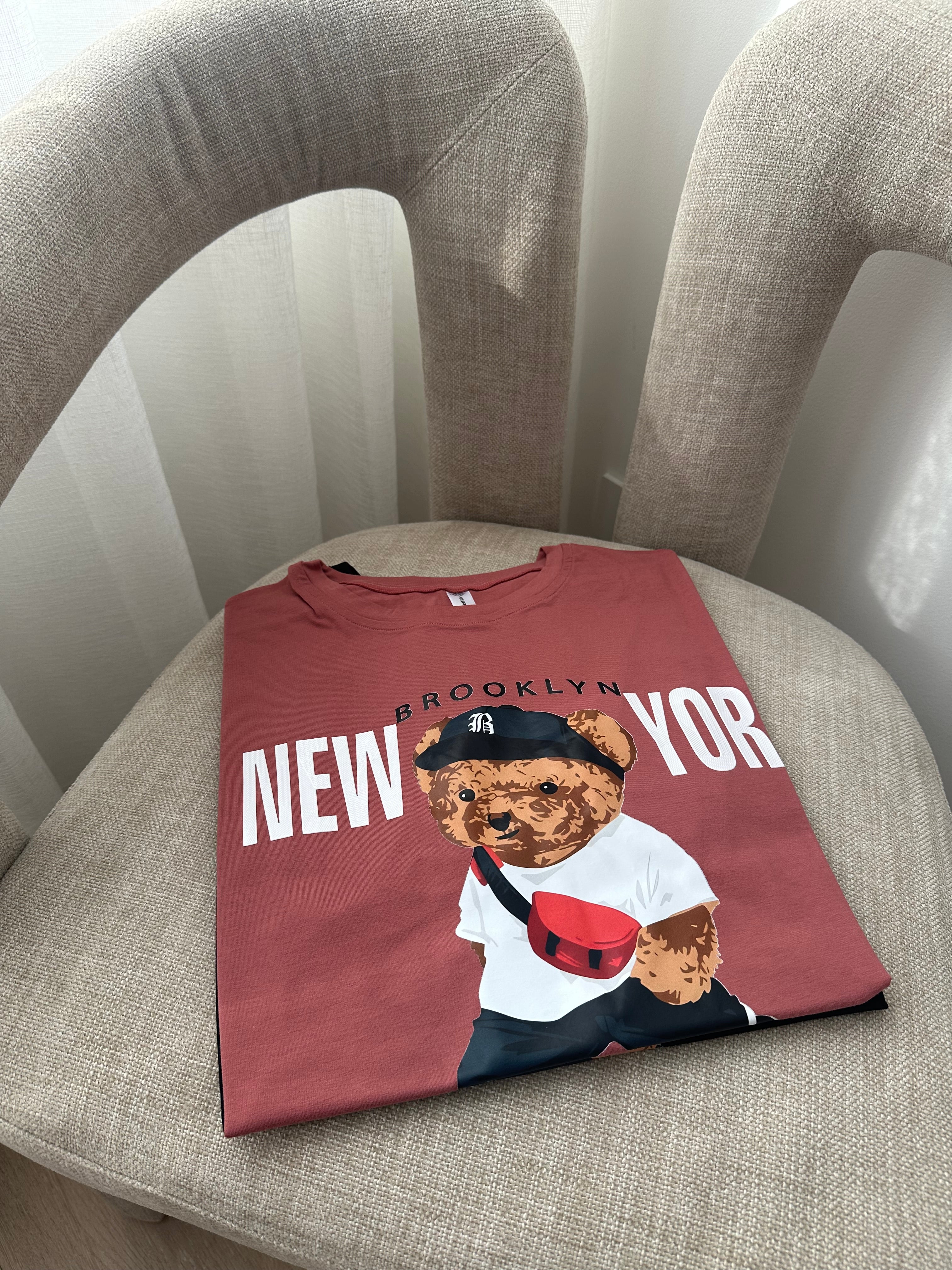 CAMISETA OSO NEW YORK