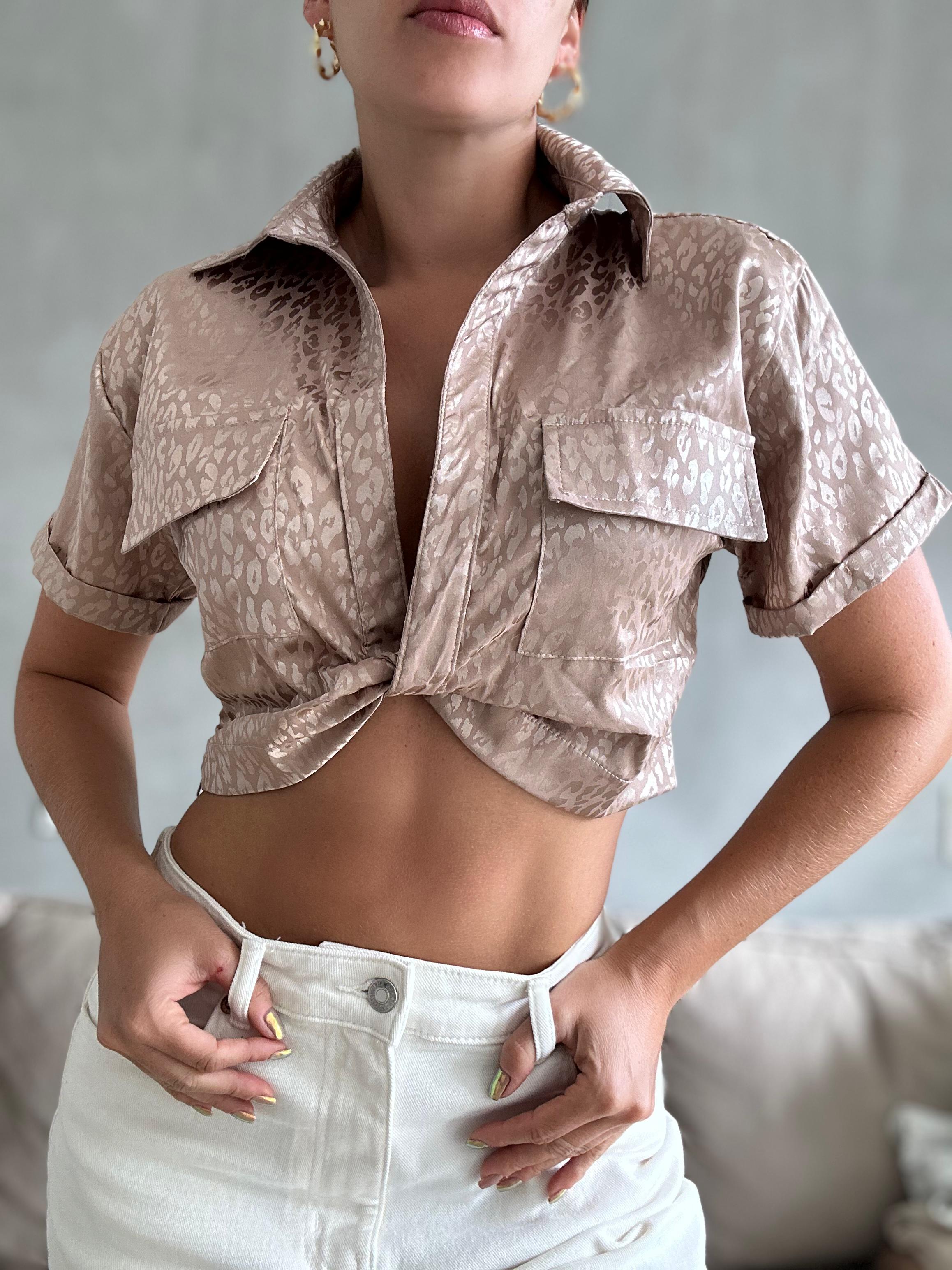 BLUSA SATÍN JAGUAR