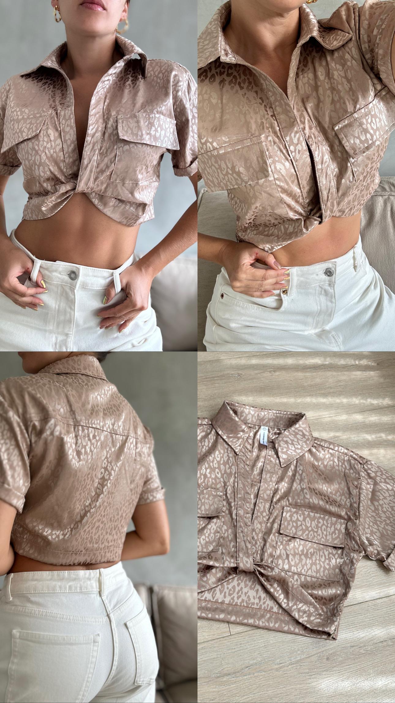 BLUSA SATÍN JAGUAR