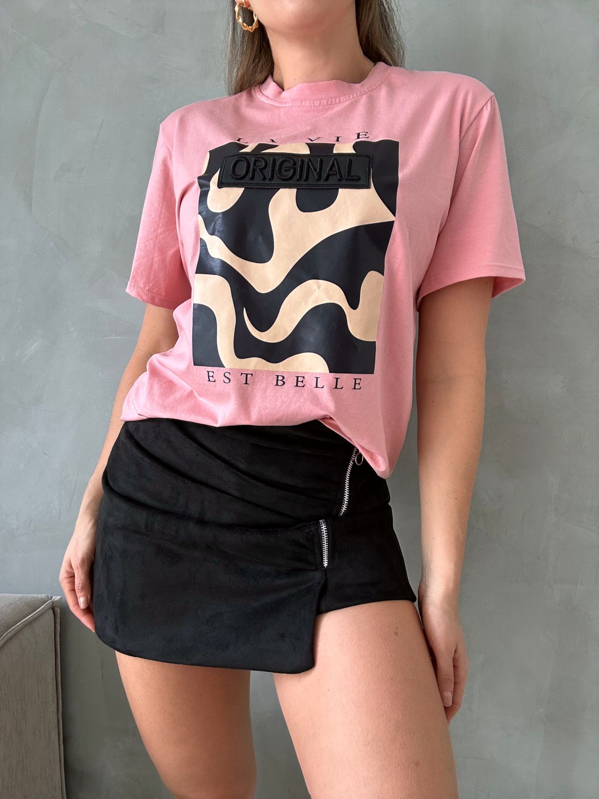 CAMISETA ROSA
