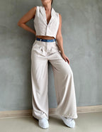 PANTALÓN DOBLE PRETINA