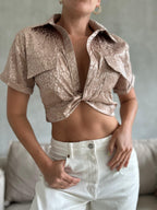BLUSA SATÍN JAGUAR