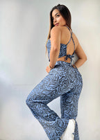 SET AZUL PATRONES