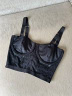 CROP TOP PERAL NEGRO