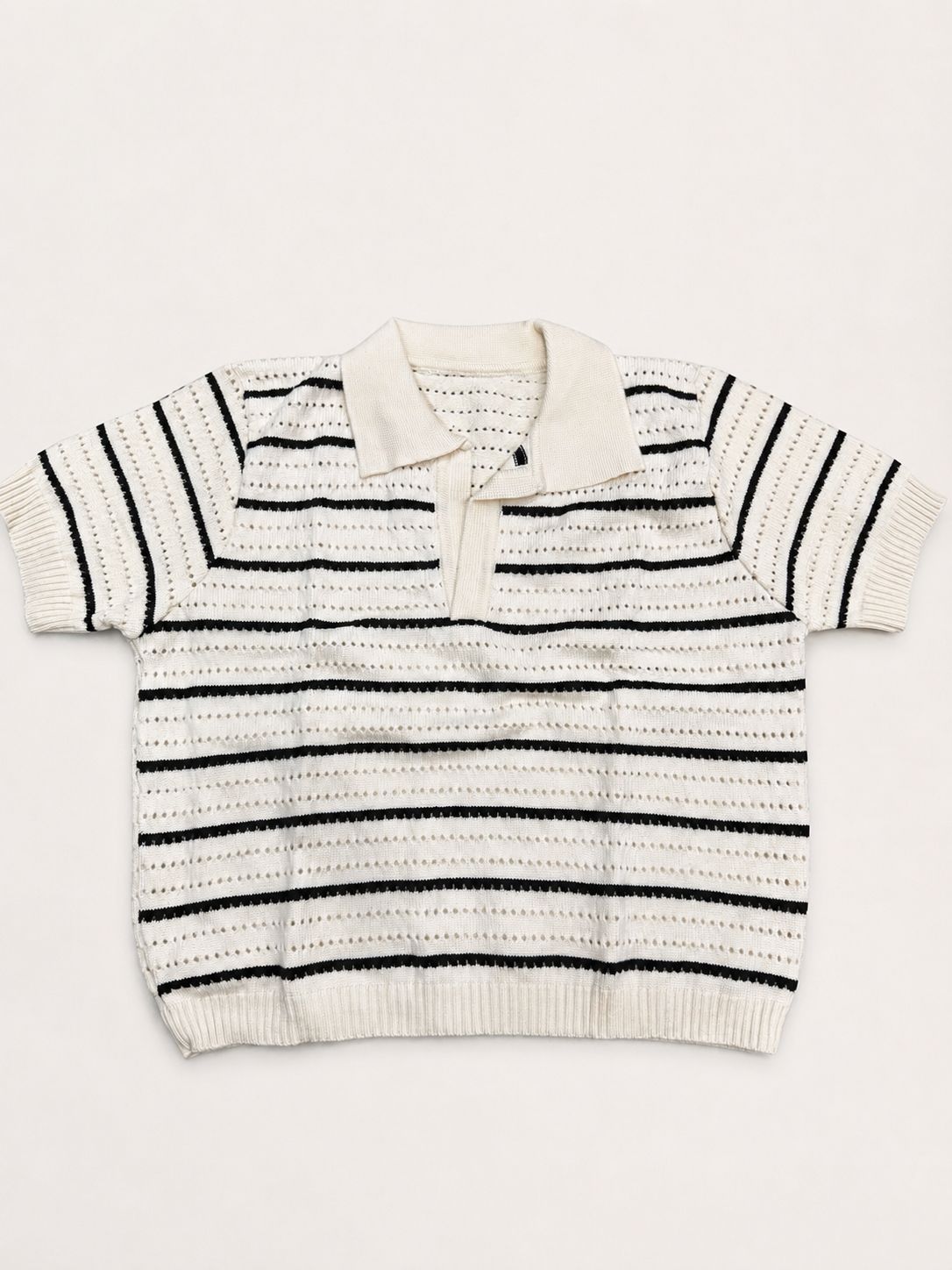 BLUSA POLO TEJIDA