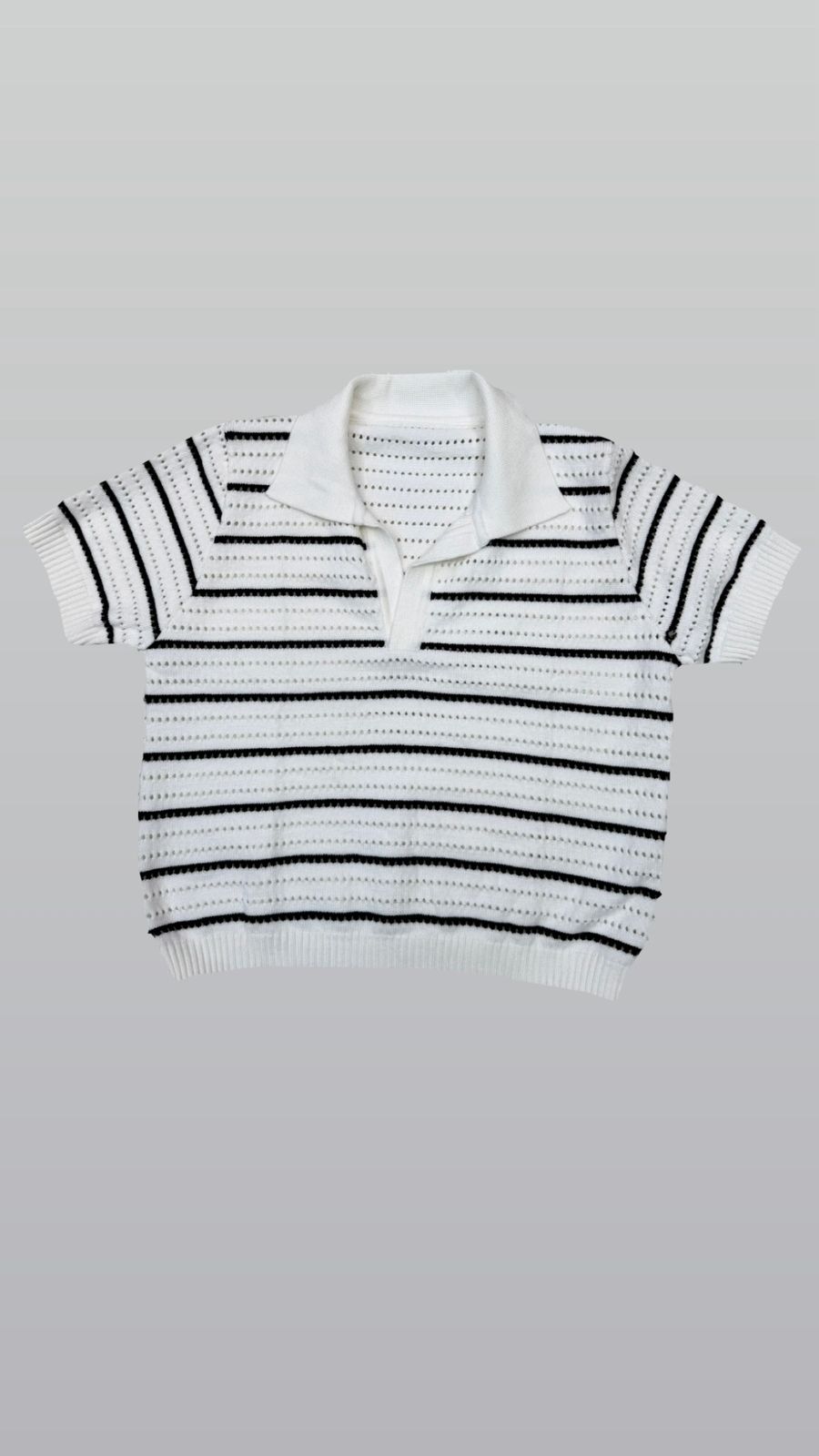 BLUSA POLO TEJIDA