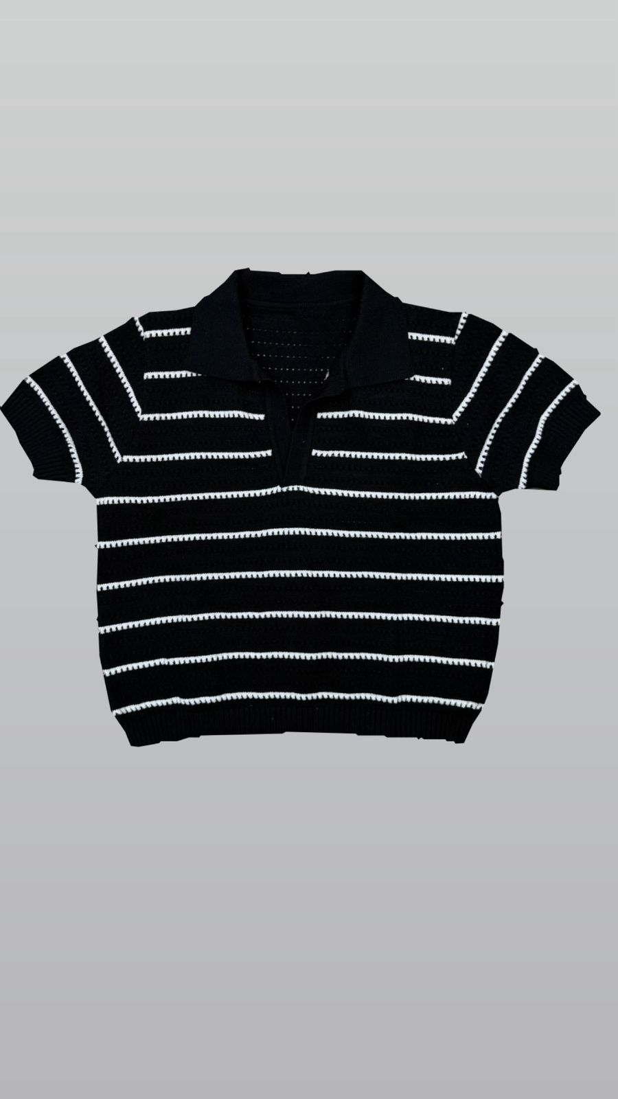 BLUSA POLO TEJIDA