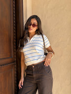 BLUSA POLO TEJIDA