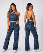 SET AZUL PATRONES